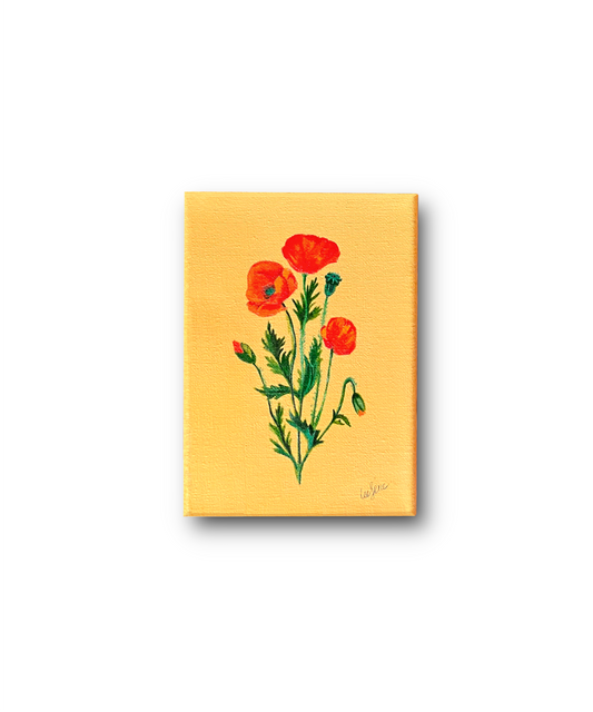 Poppy 5 x 7 In