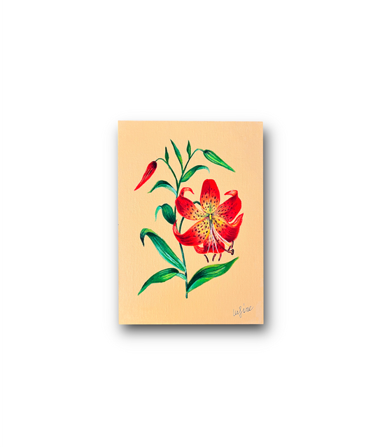 Red Lily 5 x 7 In